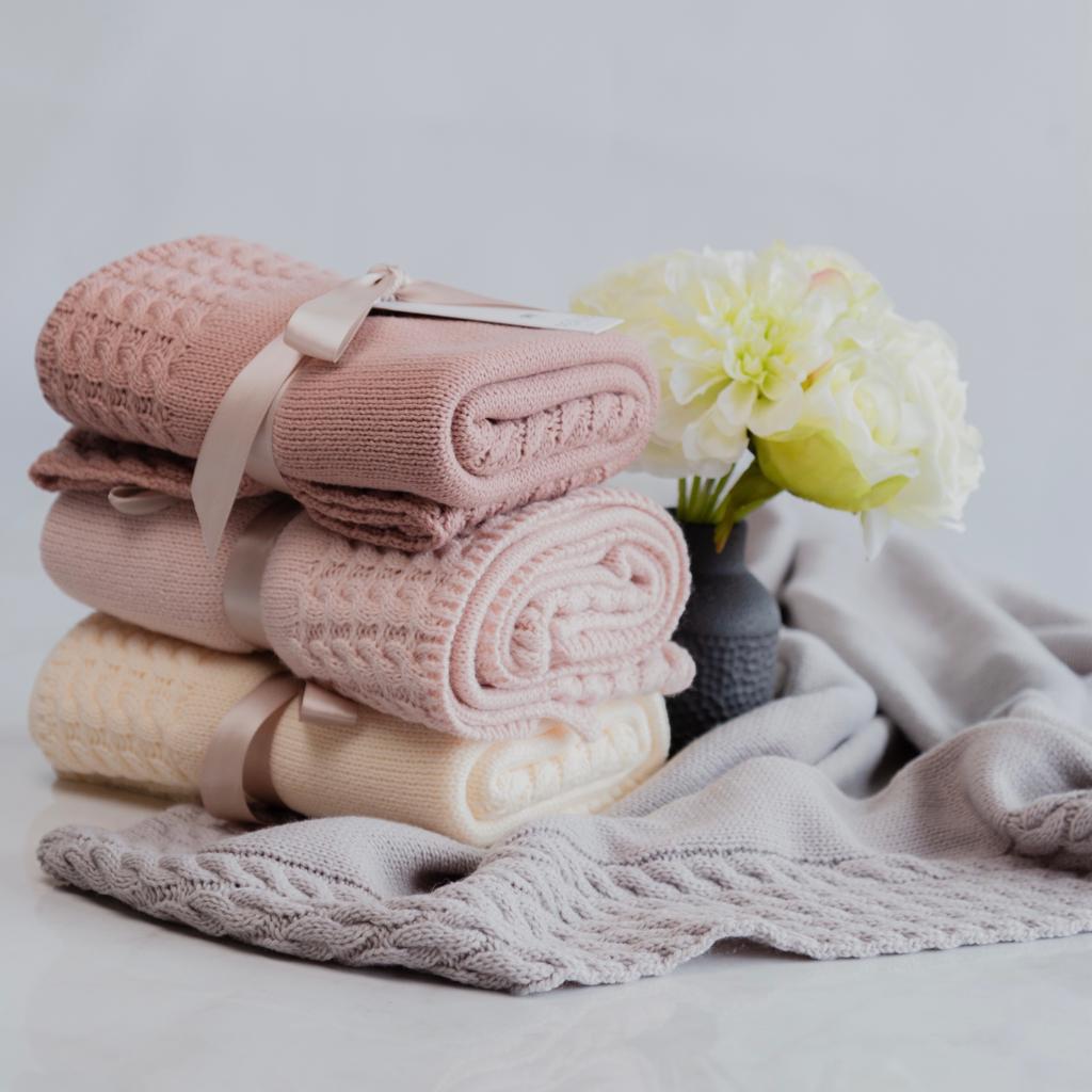 Frazada Baby tejida clásica