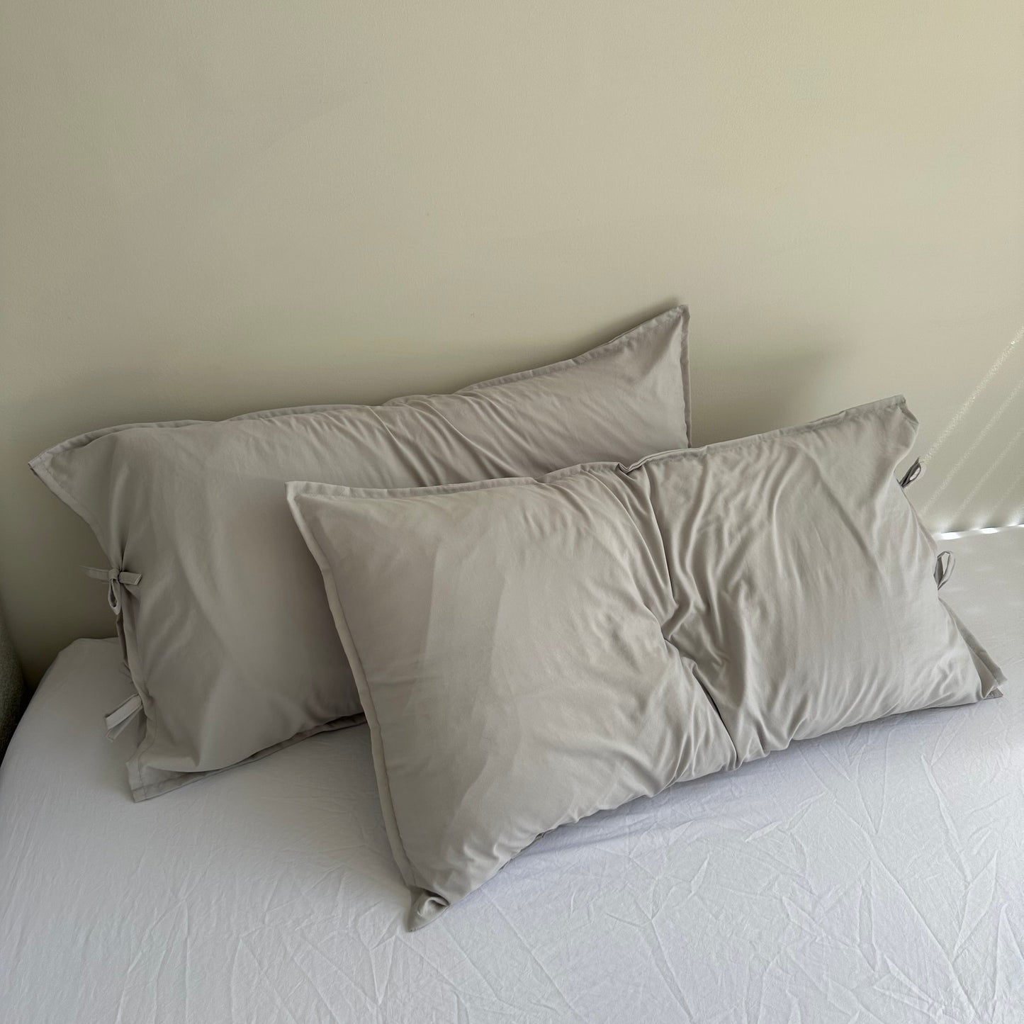 Set de Funda de Duvet Microfibra Stone-wash Doble-vista