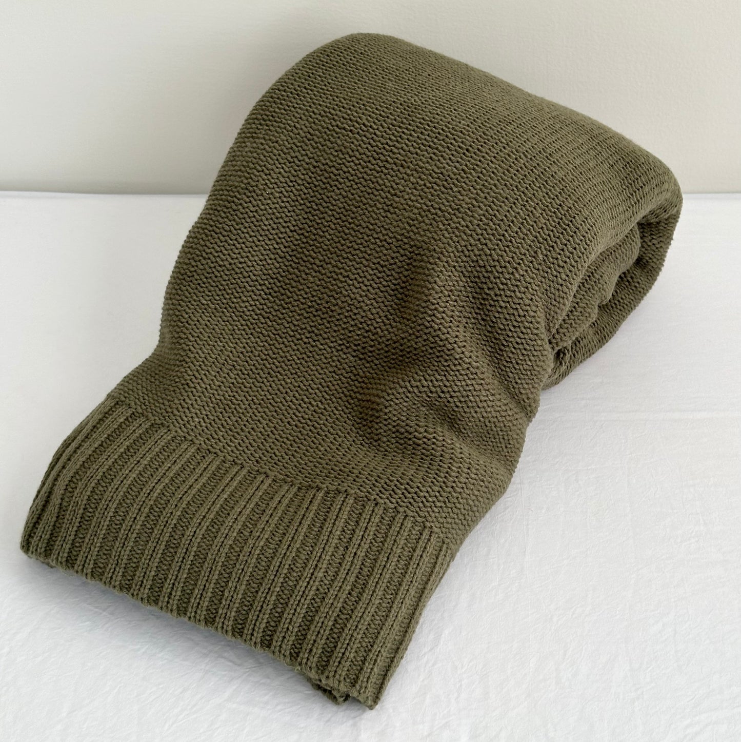Frazada tejida lisa