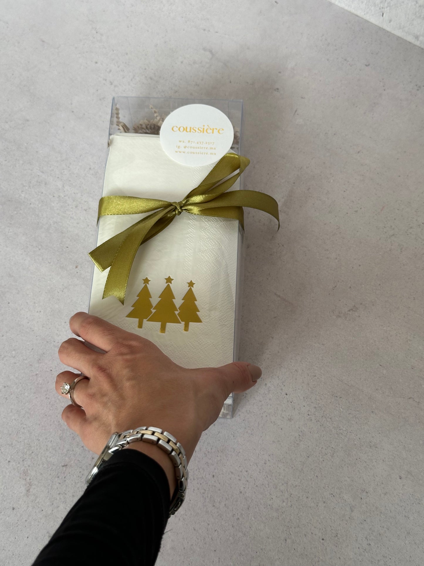 Set de Servilletas foil 30pz. - Pino