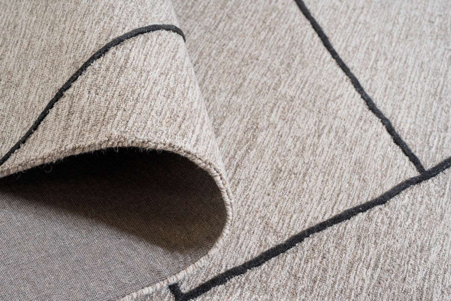 Tapete Enora - Charcoal/Taupe 125N