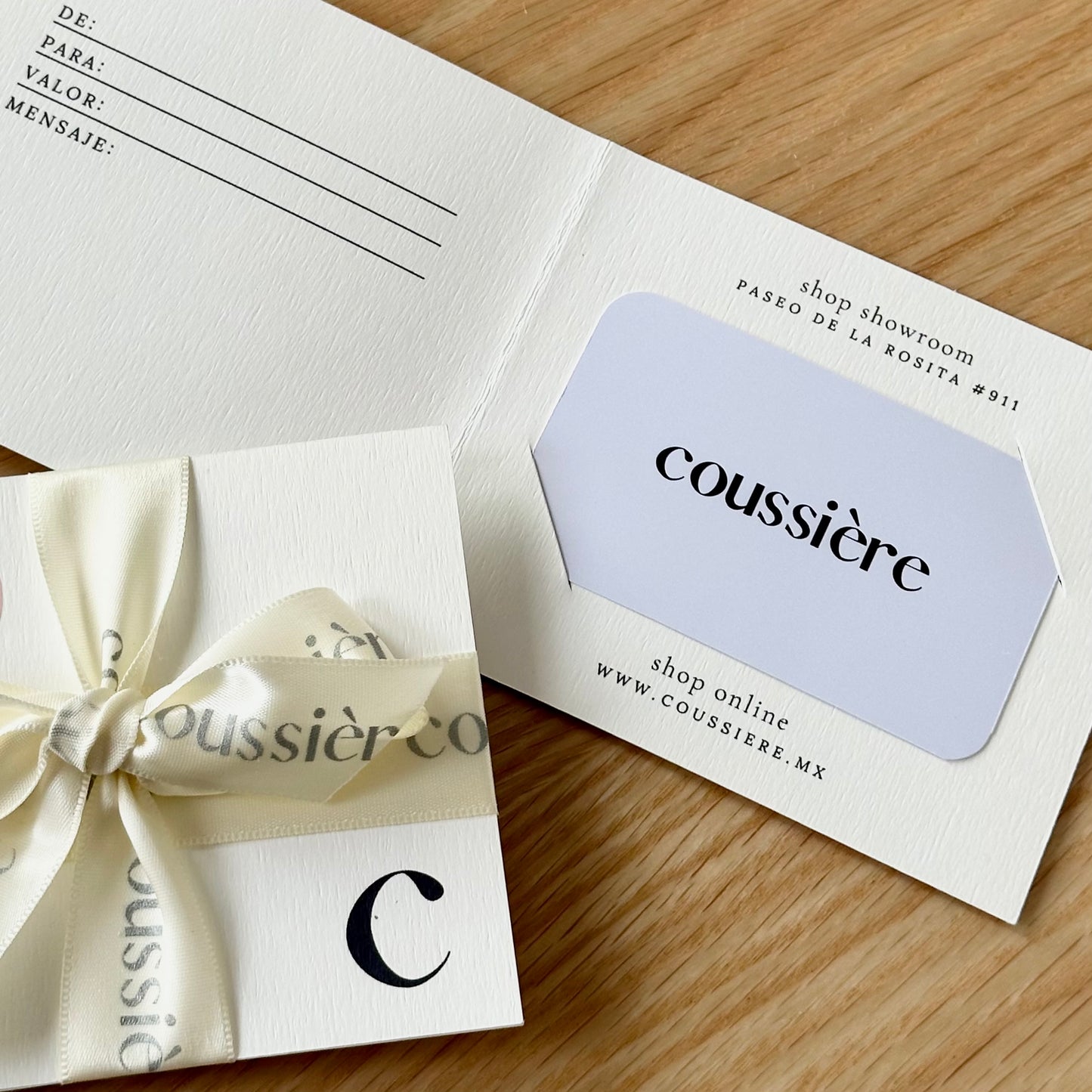 Coussière Giftcard