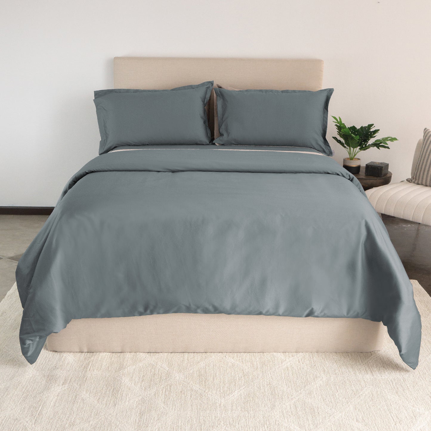 Funda Duvet Hotel Luxe Algodón - Shams Doble-Vista