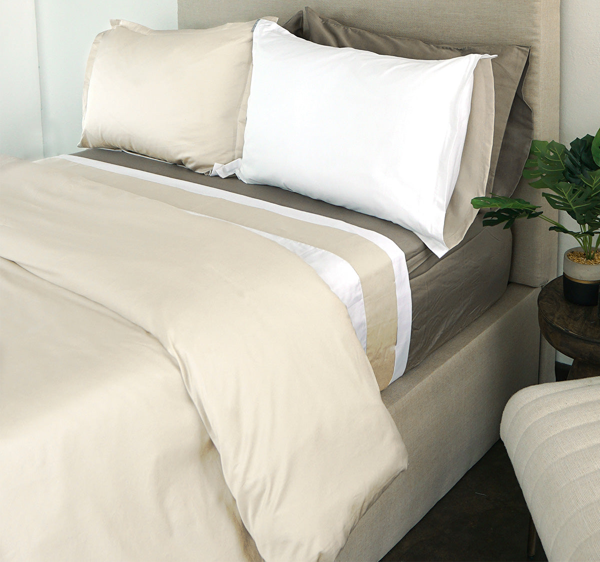 Funda Duvet Hotel Luxe Algodón - Shams Doble-Vista
