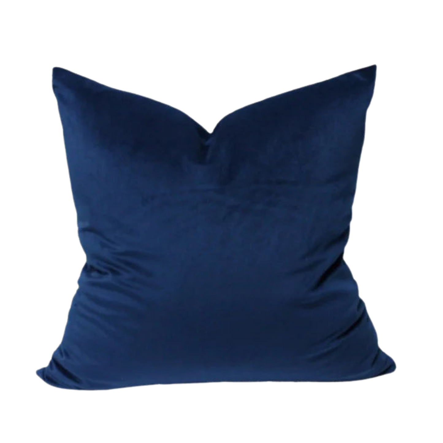 Cojín Velvet liso - Azul