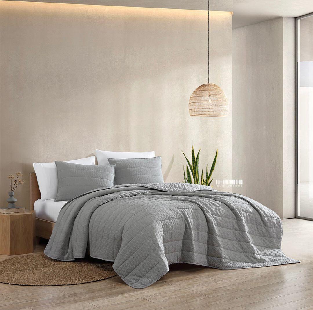 Quilt Adara 3pz. - Gris