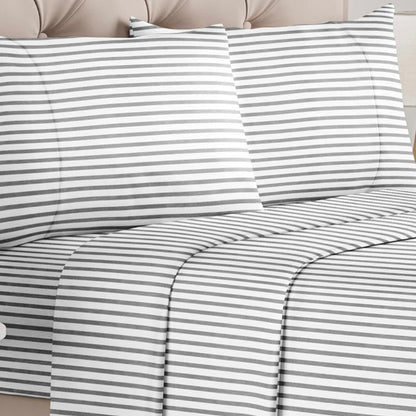 Set de Sábanas Microfibra Stripes