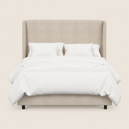 Cama Estella KS — Tela: Sand