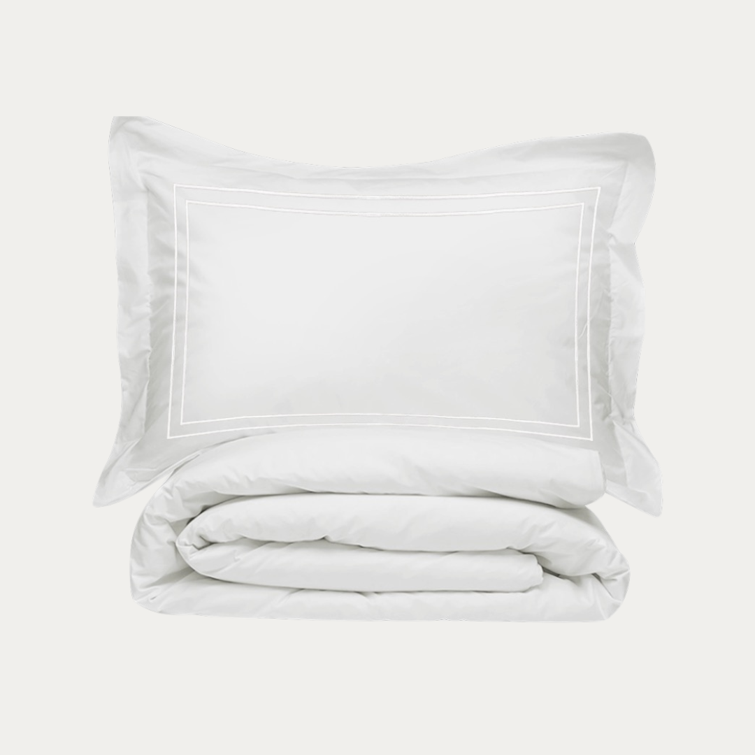 Funda Duvet Hotel Luxe Essentielle con doble festón