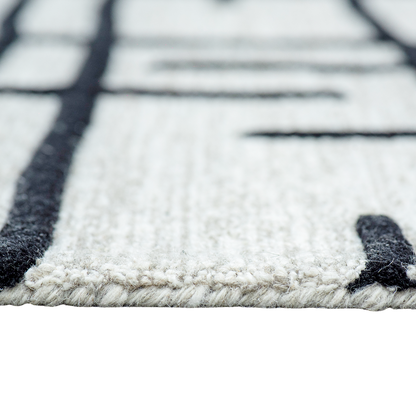 Tapete Enora - Negro/Gris 147N