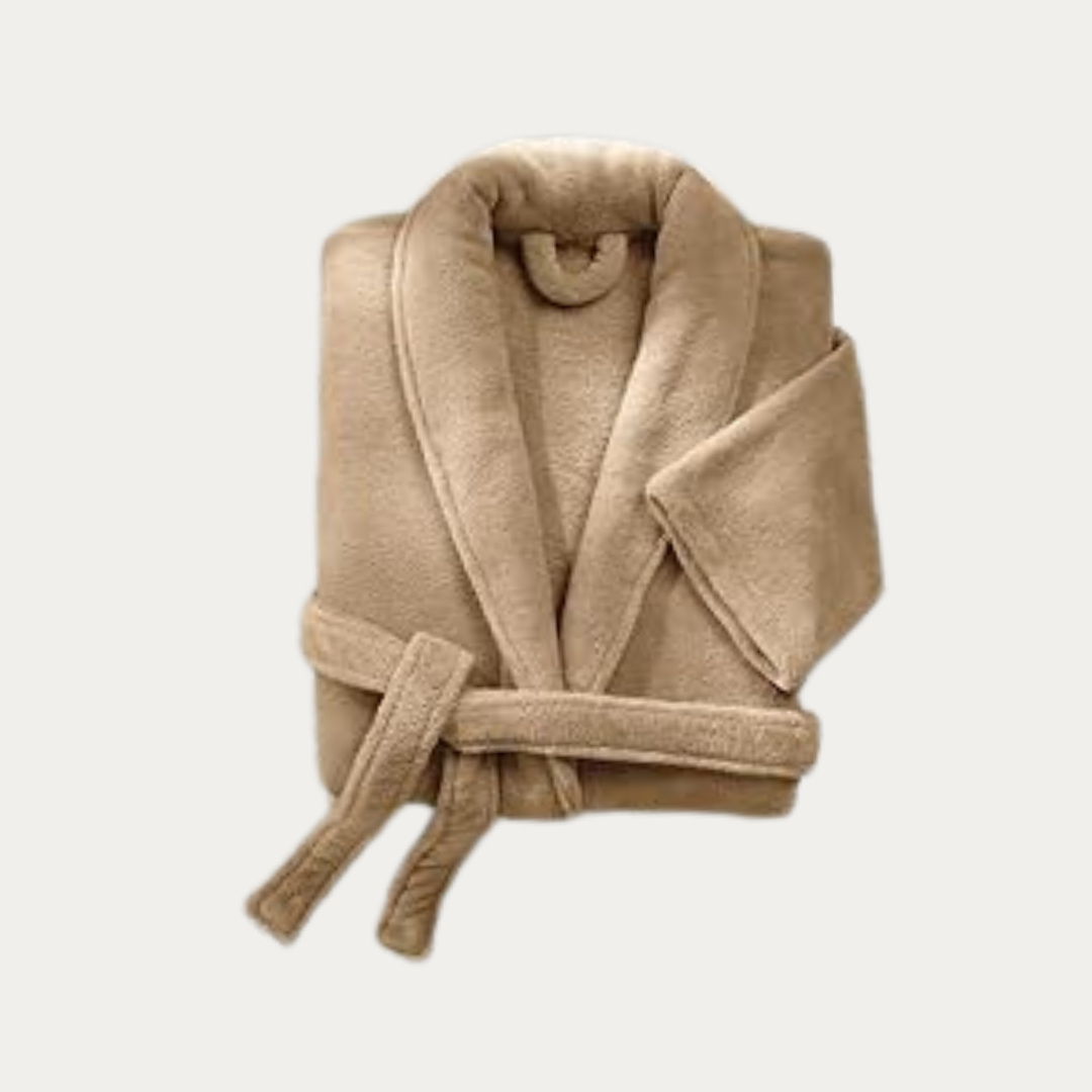 Bata de baño Soft-feel - Bordada