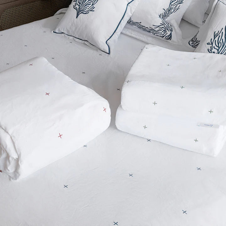 Coverlet Cross Lino