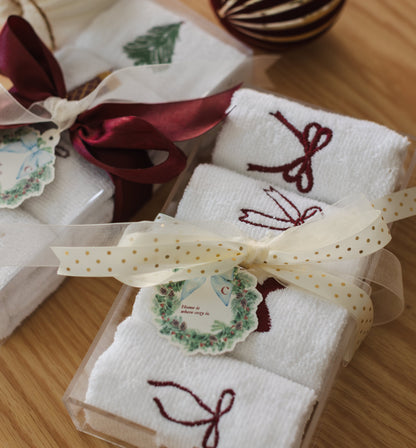 Set de Toallas bordadas 4pz.