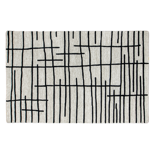 Tapete Enora - Negro/Gris 147N