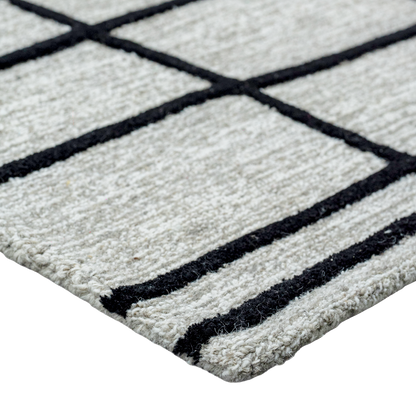 Tapete Enora - Negro/Gris 147N