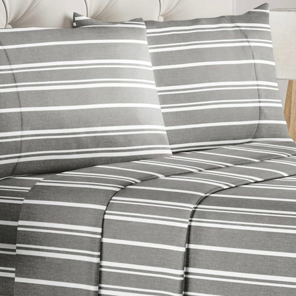 Set de Sábanas Microfibra Stripes