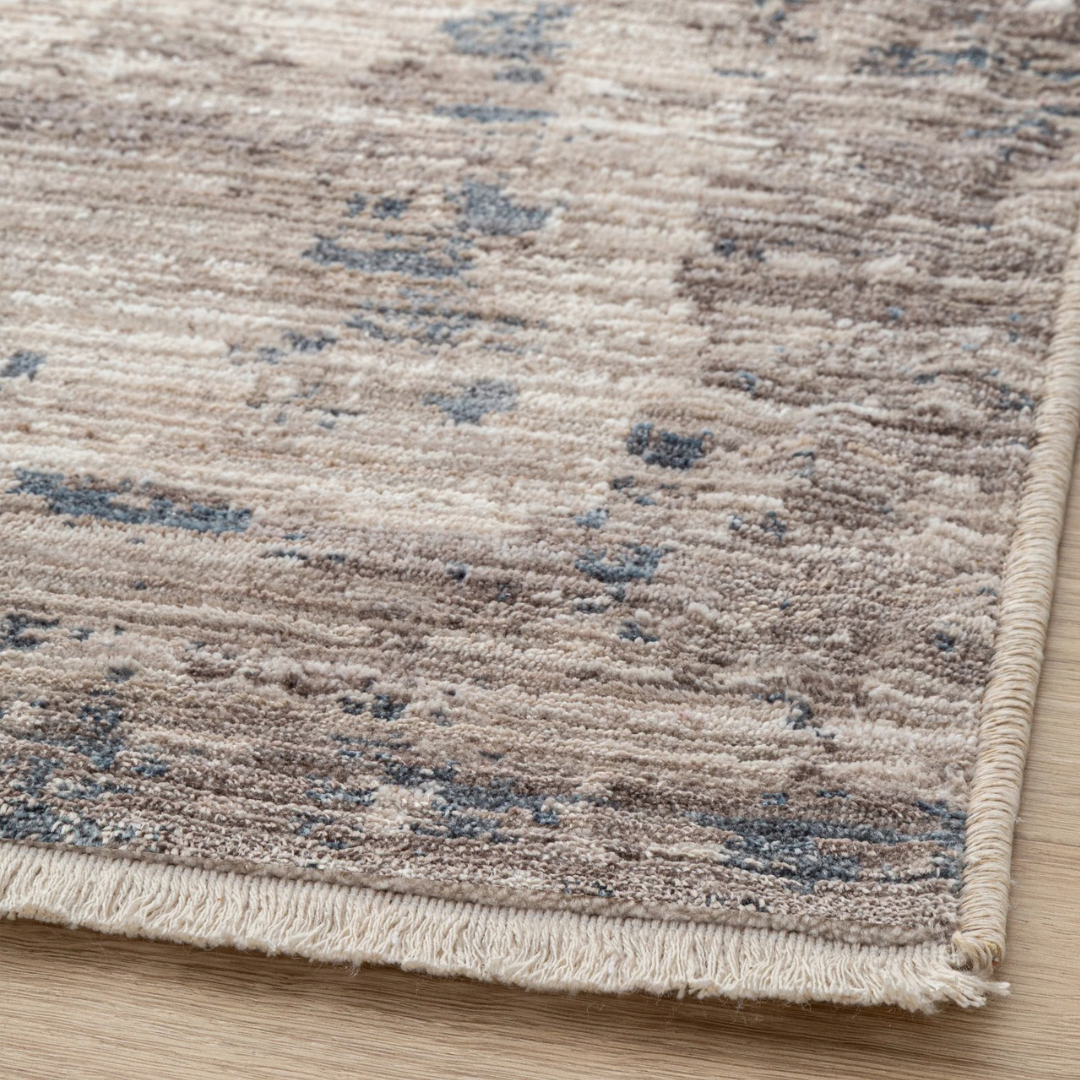 Tapete Pena - Dark Beige/Blue - 37163A/P28562