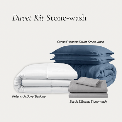 Duvet Kit Stone-wash