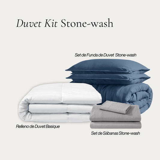 Duvet Kit Stone-wash