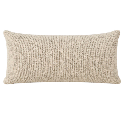 Cojín Doble vista Zemart/Davos - Beige/Azul - 30x60