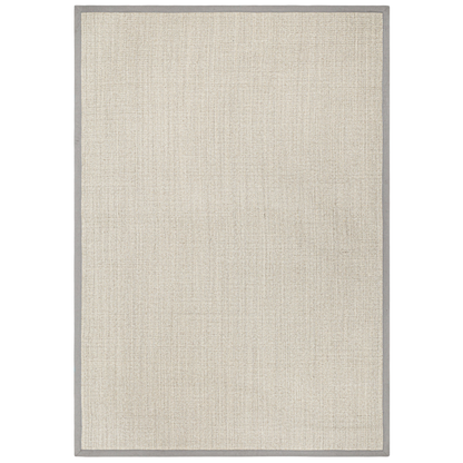 Tapete Sisal Panama - Border Marble Grey
