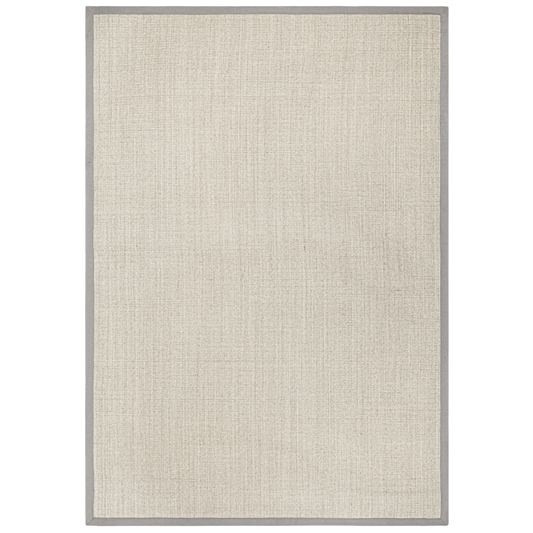 Tapete Sisal Panama - Border Marble Grey