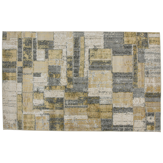 Tapete Amira - Dorado/Gris 1037C