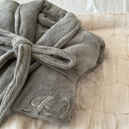 Bata de baño Soft-feel - Bordada