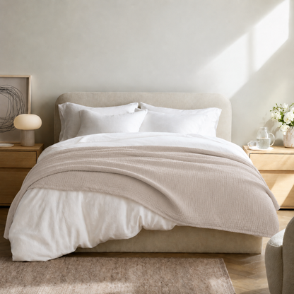 Bed Blanket Basique Muselina de Algodón