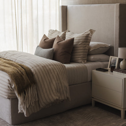 Funda Duvet Stripes Lino con Euro Shams