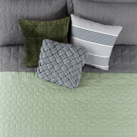 Quilt Mint doble-vista 3 pz.